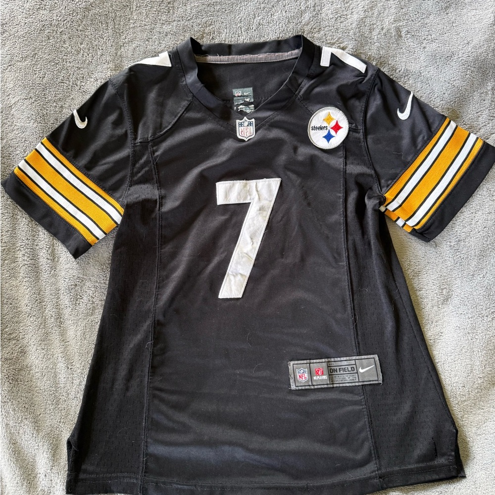 Pittsburgh Steelers Jersey - 7 Roethlisberger - Youth Small